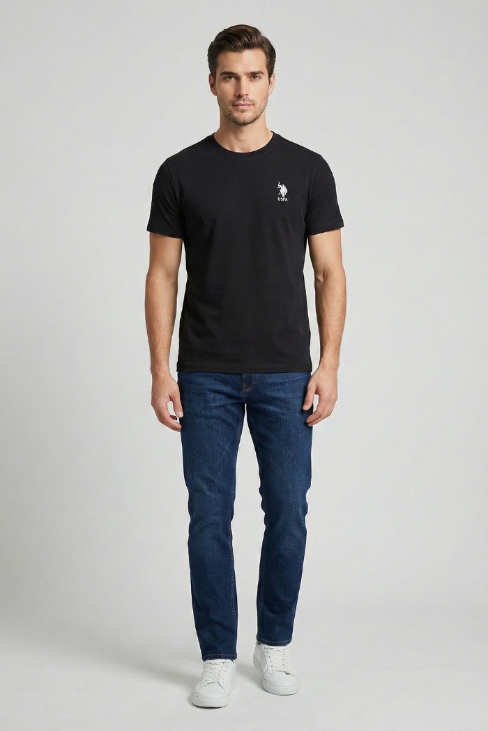 US Polo ASSN t-shirt cotone stretch Brady US42154011 [876e1def]
