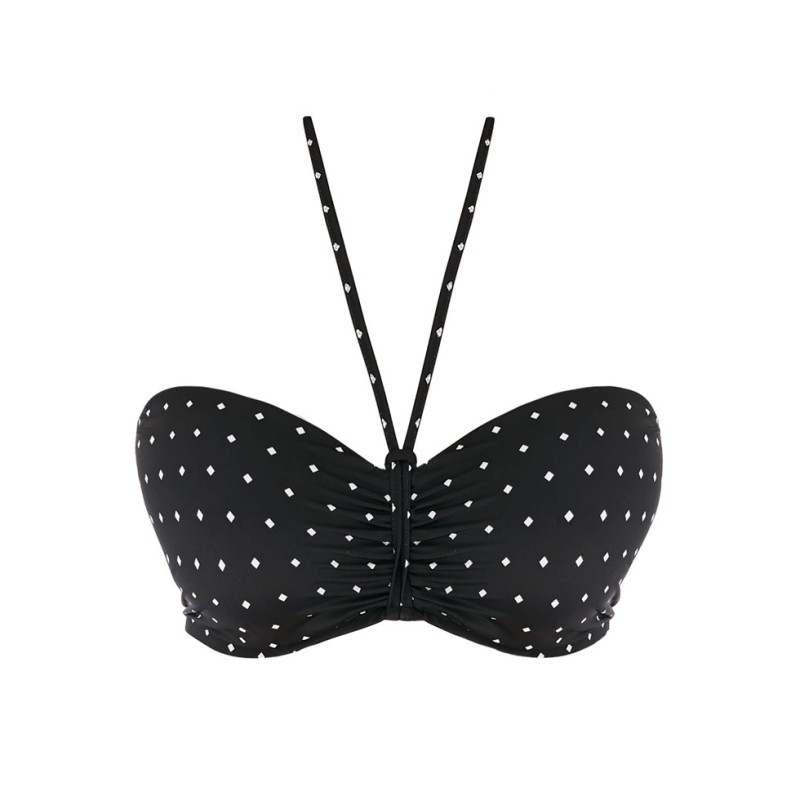 Costume a fascia nero rombi