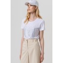 Fracomina pantalone flare in gabardina di cotone fp26sv3035w42001 [996d6694]