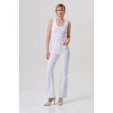 Fracomina pantalone bootcut in tessuto bull stretch fp26sva012w61501 [aacacc9a]