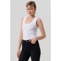 Fracomina pantalone bootcut in tessuto bull stretch fp26sva012w61501 [58ee371b]