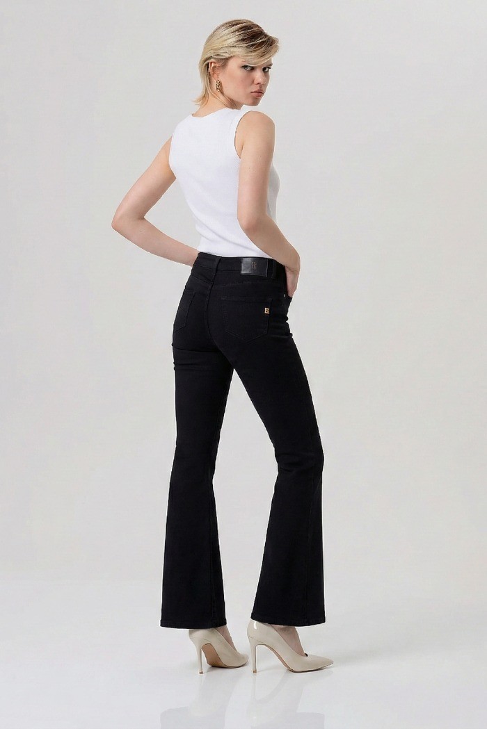 Fracomina pantalone bootcut in tessuto bull stretch fp26sva012w61501 [eff3f61f]