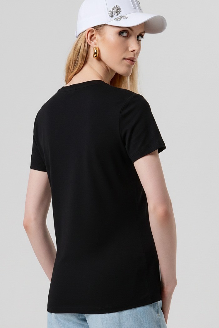Fracomina t-shirt maniche corte in jersey fp26st3007j401n5 [a6c869fe]