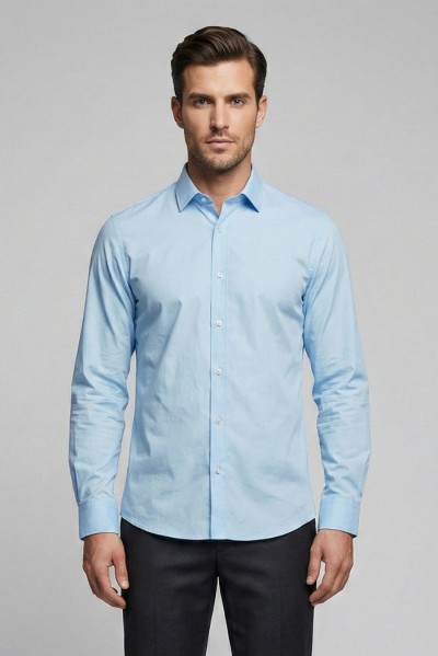 Urban Ring camicia collo italiano in cotone stretch UR1130007 — 805219040078063_3