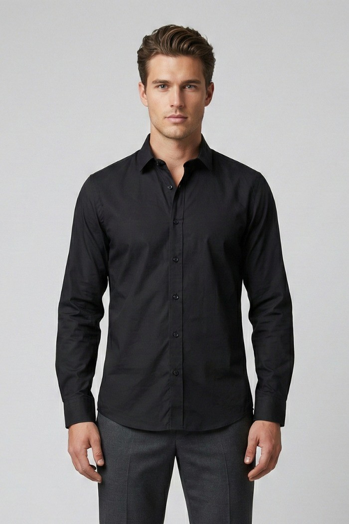 Urban Ring camicia collo italiano in cotone stretch UR1130007 [43924955]