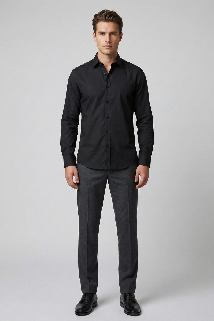 Urban Ring camicia collo italiano in cotone stretch UR1130007 [2da9cb5c]