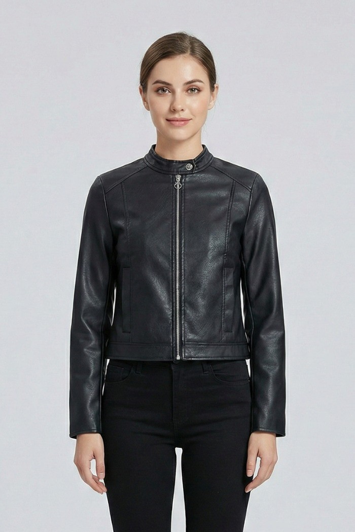 Blash giubbino biker in ecopelle BS1740004 [a3a7e939]