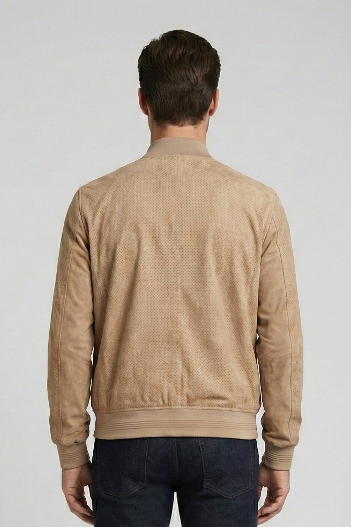 Markup bomber traforato effetto scamosciato MK1940008 [05613203]
