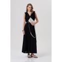 Fracomina abito senza maniche lungo fr26sd3020j46301 [862f9b45]