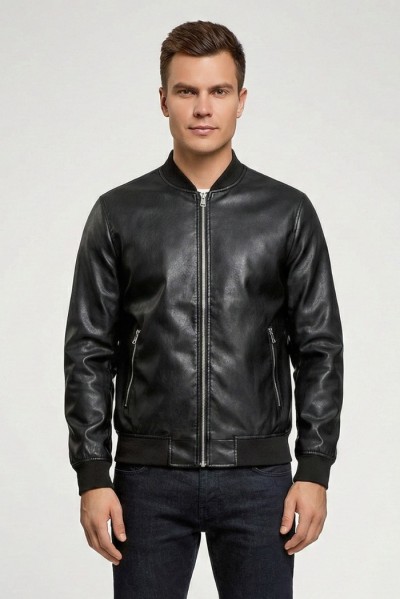 Urban Ring bomber in ecopelle UR1140002 — 805219040078065_2