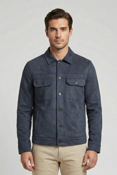 Markup overshirt effetto scamosciato MK1940022 — 805219040078149_2