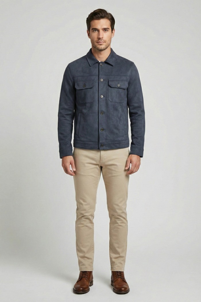 Markup overshirt effetto scamosciato MK1940022 [45c8d6fc]