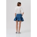 Fracomina gonna regular mini in denim con lavaggio medio fr26sg5006d40902 [2e14948e]