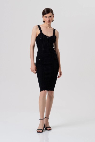 Fracomina gonna slim a tubino midi in maglia fr26sg4012k41601 — 805219040077945_1