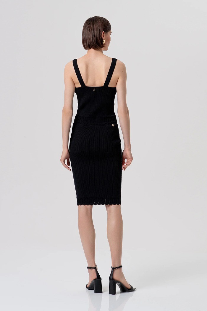Fracomina gonna slim a tubino midi in maglia fr26sg4012k41601 [82387b4e]