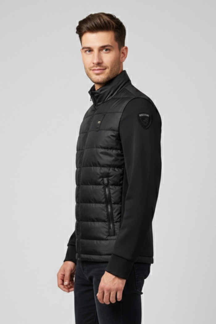Blauer giubbetto maniche scuba Hebron 26sbluc02207-007459 [ea3fbe5b]