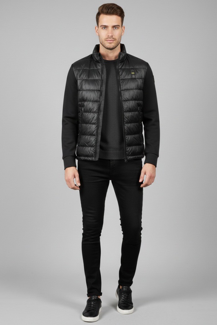 Blauer giubbetto maniche scuba Hebron 26sbluc02207-007459 [58723841]