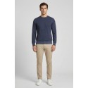 Markup maglia girocollo in cotone con inserti MK1900041 [ef61257e]