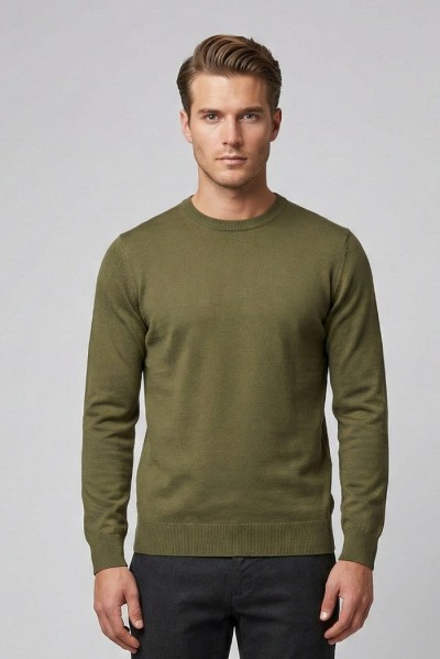 Markup maglia girocollo in cotone MK10001 — 805219040078114_2