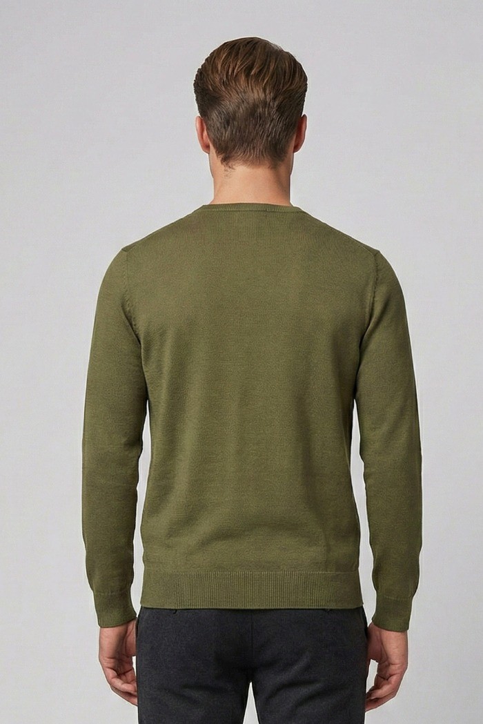 Markup maglia girocollo in cotone MK10001 [b22bc6c3]