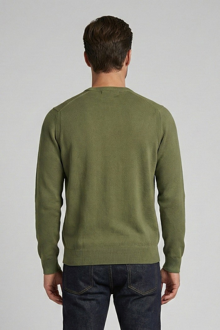 Markup felpa girocollo in cotone MK10008 [3a3cbeee]