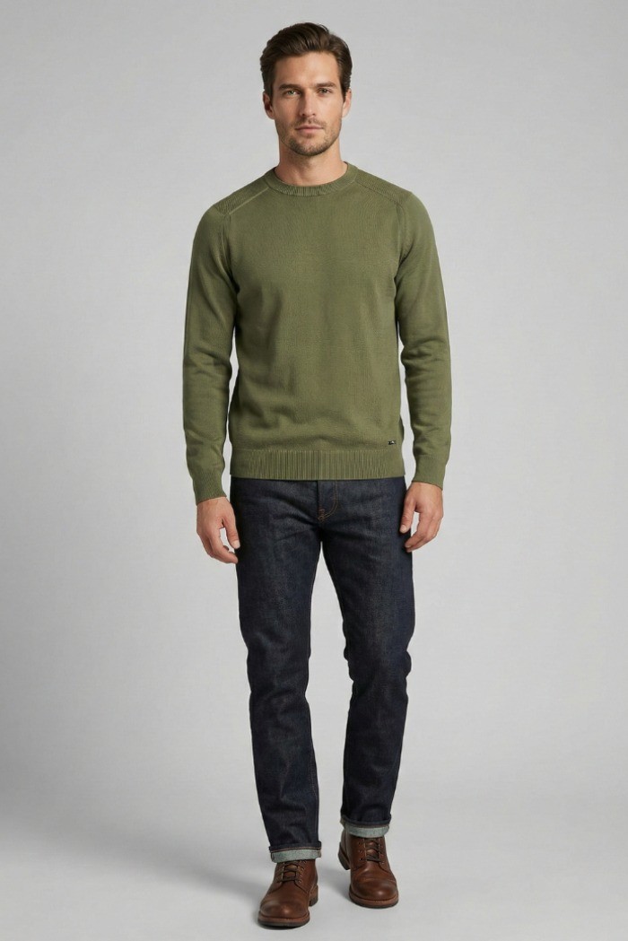 Markup felpa girocollo in cotone MK10008 [8d217fea]