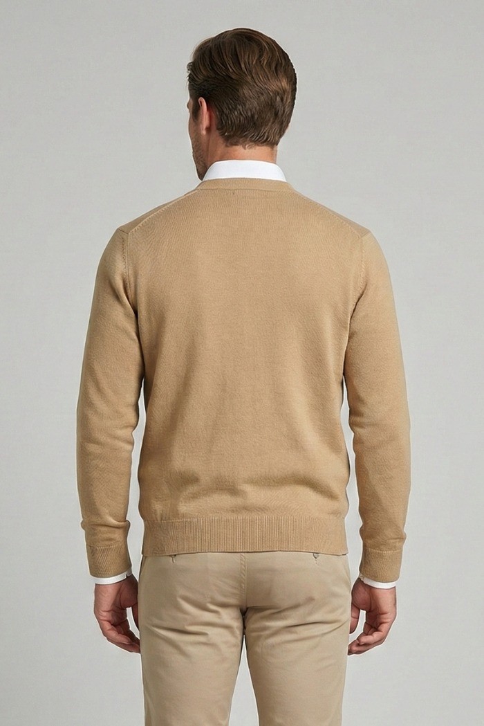 Markup cardigan scollo a V in cotone MK10003 [d7c5e99a]