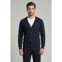 Markup cardigan scollo a V in cotone MK10003 [b12bb798]