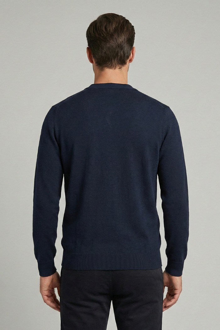Markup cardigan scollo a V in cotone MK10003 [680df495]