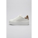 4US Paciotti sneaker con inserto leopardato 4BX161 [a8e74a32]