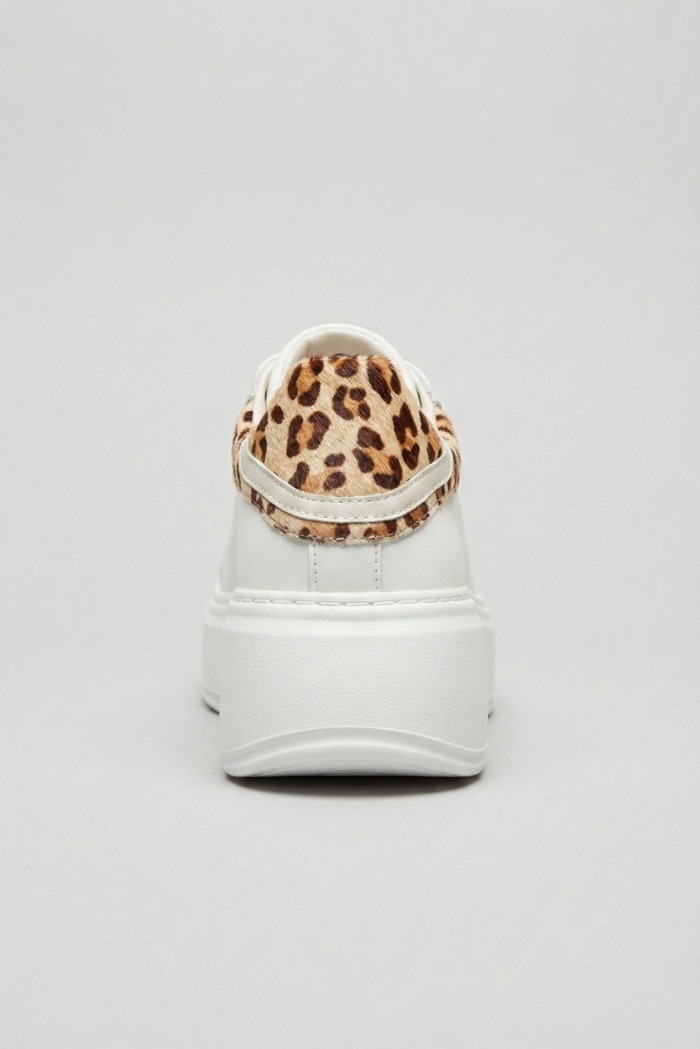 4US Paciotti sneaker con inserto leopardato 4BX161 [1ffa8b36]