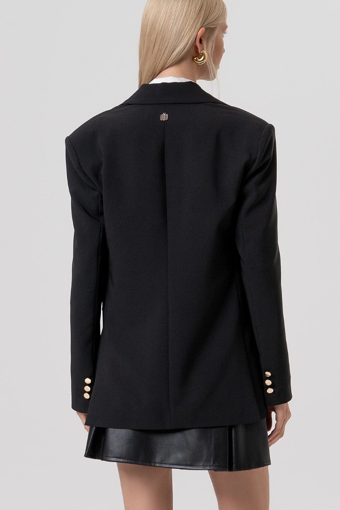Fracomina blazer doppiopetto oversize con bottoni dorati fr26sj3001w42901 [da6bb3e0]