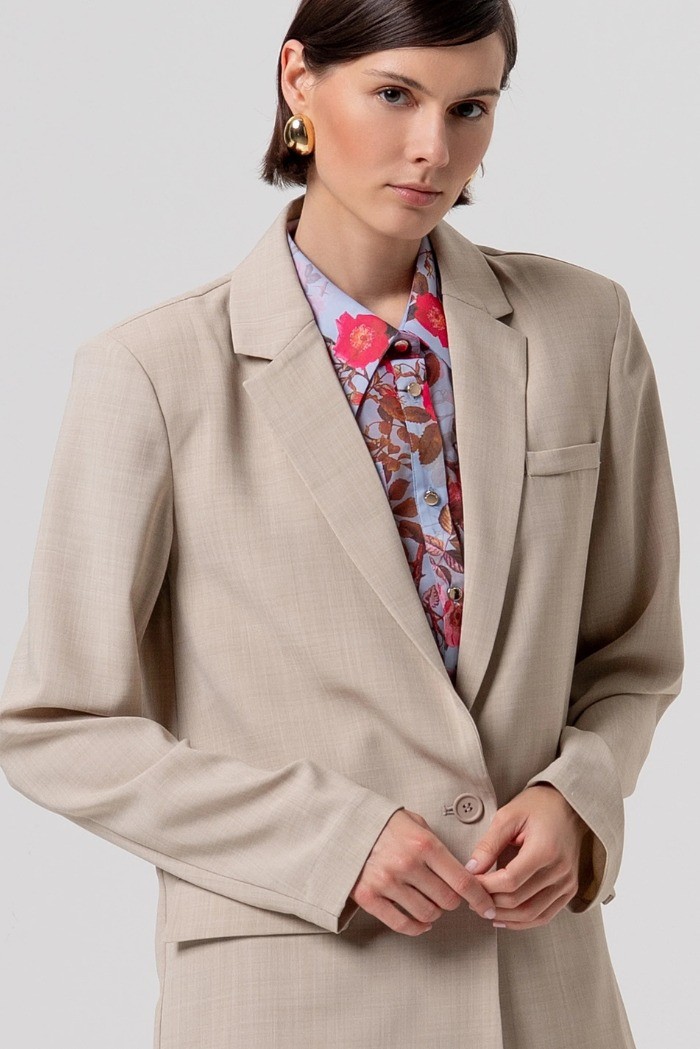 Fracomina blazer oversize monopetto fr26sj3009w76301 [9036737c]