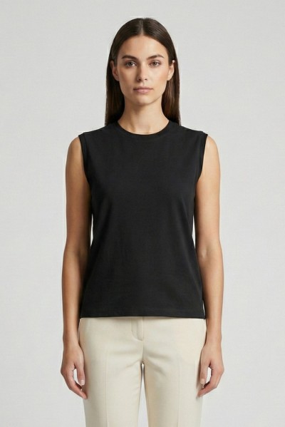 Markup t-shirt in cotone con applicazione MW1610006 — 805219040078092_2