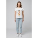 Markup t-shirt in cotone con stampa e strass MW1610023 [48f7f70a]