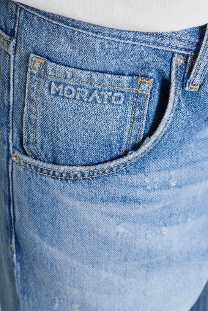 Antony Morato jeans regular fit in denim authentic blue Henry mmdt00288-fa700149-w02205 [ca037e6e]