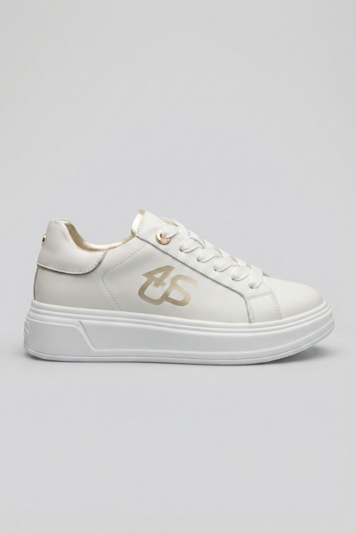 4US Paciotti sneaker allacciata con logo 4BV180 [dd2663a2]