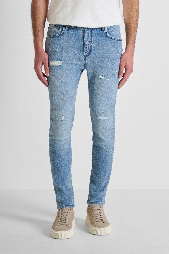 Antony Morato jeans skinny cropped fit in denim blue profondo Karl mmdt00272-fa750642-w02242 [030acd39]