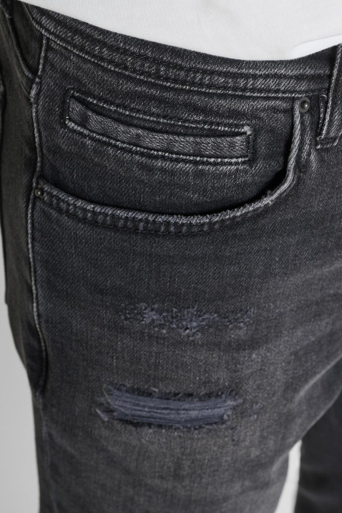 Antony Morato jeans skinny cropped fit in denim nero Karl mmdt00272-fa750643-w02243 [b742a309]