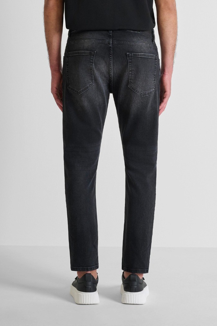 Antony Morato jeans slim fit alla caviglia in denim nero Argon mmdt00264-fa750592-w02218 [10709257]