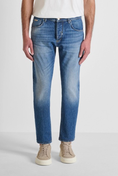 Antony Morato jeans slim fit alla caviglia in authentic blue Argon mmdt00264-fa750398-w02228 — 805219040078199_1