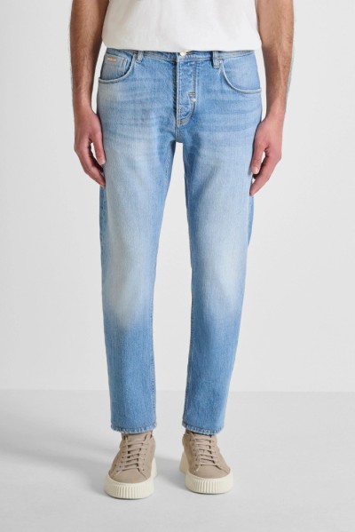 Antony Morato jeans slim fit alla caviglia in denim chiaro Argon mmdt00264-fa750398-w02229 [8b1db514]
