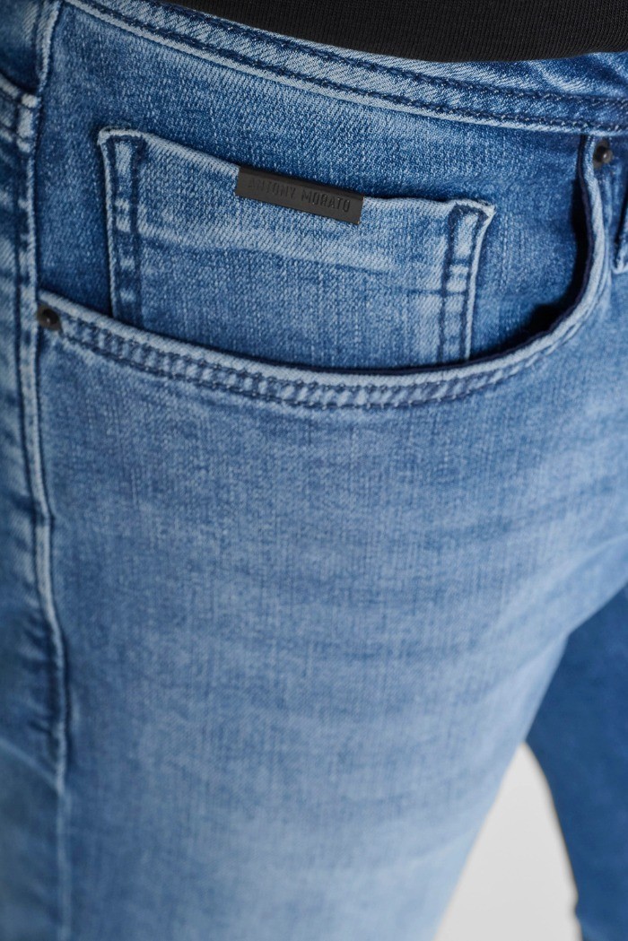 Antony Morato jeans tapered fit in denim titan blue Ozzy mmdt00241-fa750611-w02105 [735a02e4]