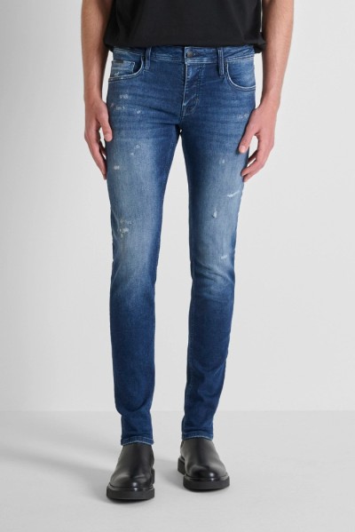 Antony Morato jeans tapered fit in denim titan blue Ozzy mmdt00241-fa750611-w02107 [4a49e185]