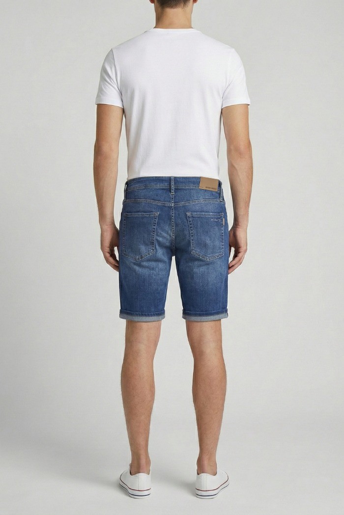 Antony Morato bermuda skinny fit in blue denim Randy mmds00081-fa750560-w02261 [3b5e894d]