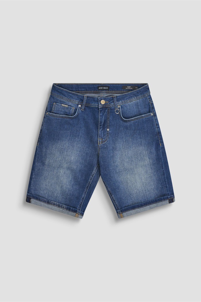 Antony Morato bermuda skinny fit in blue denim Randy mmds00081-fa750560-w02261 [8c434849]