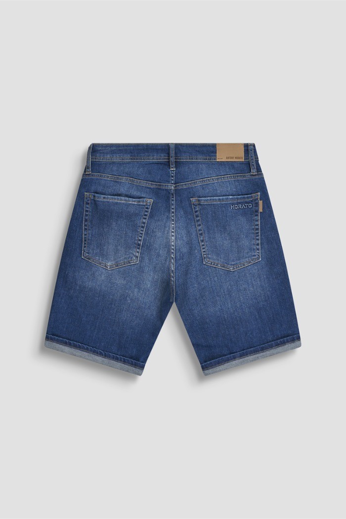 Antony Morato bermuda skinny fit in blue denim Randy mmds00081-fa750560-w02261 [89130f57]