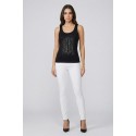 Fracomina top senza maniche in jersey di cotone fp26st2010j401n5 [dec541e5]