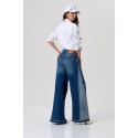 Fracomina jeans flare in denim con lavaggio medio fp26sv3011d401w7 [bd1bda82]