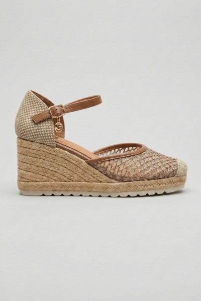 Gold & Gold sandalo con zeppa in yuta GH112 — 805219040078278_1